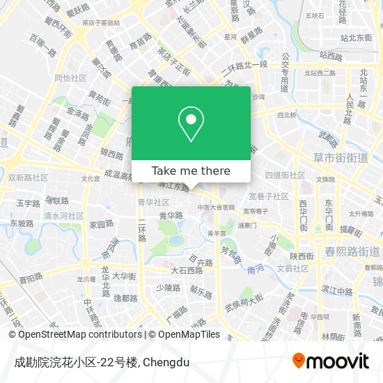 成勘院浣花小区-22号楼 map