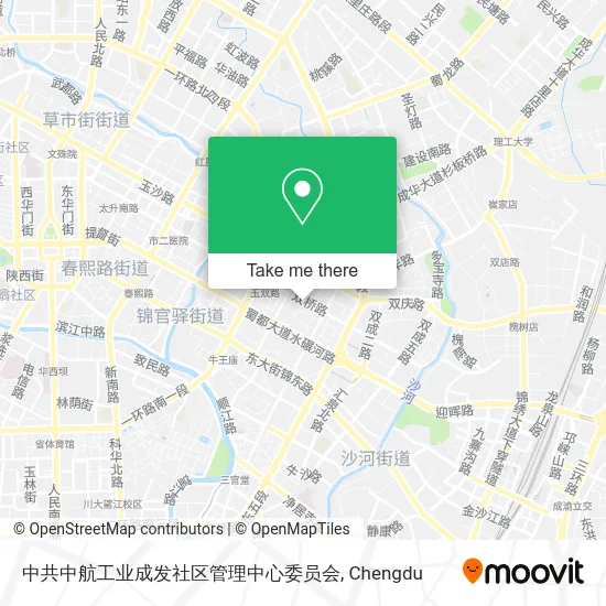 中共中航工业成发社区管理中心委员会 map