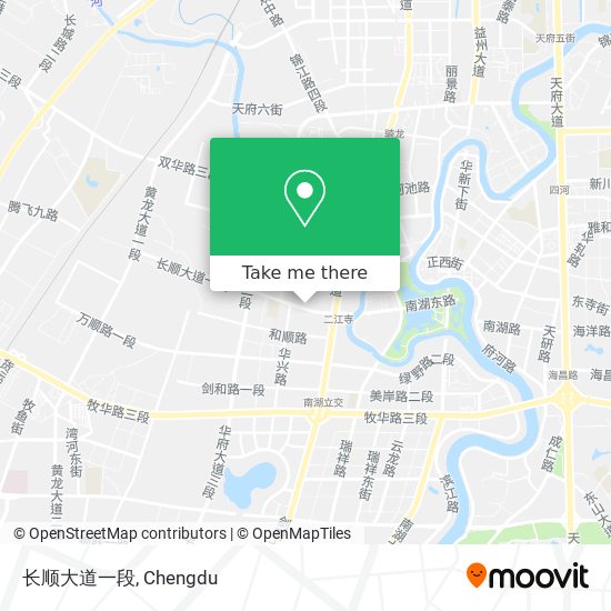 长顺大道一段 map
