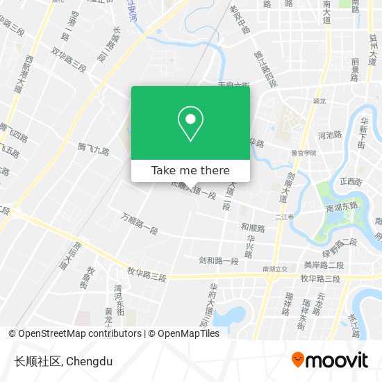 长顺社区 map