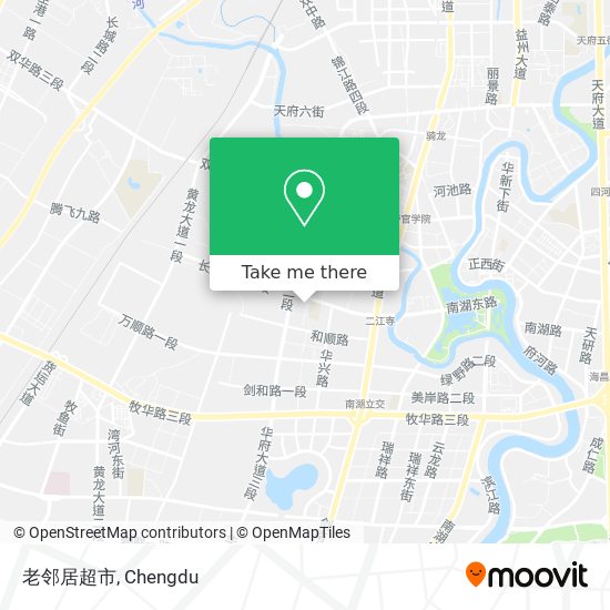 老邻居超市 map