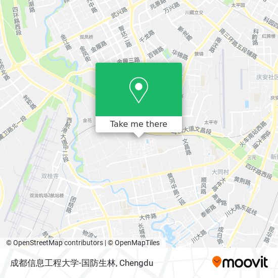 成都信息工程大学-国防生林 map