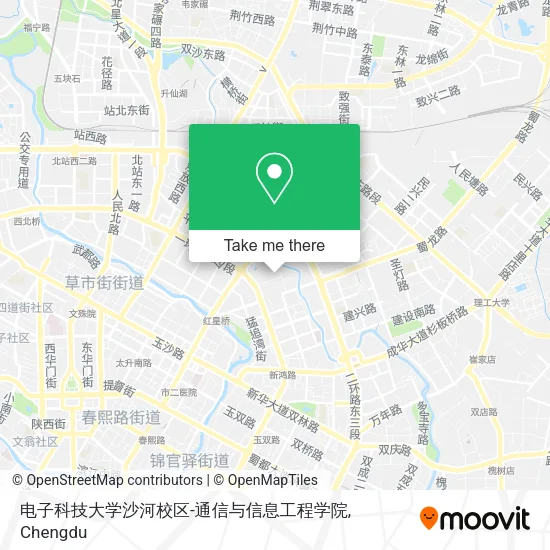 电子科技大学沙河校区-通信与信息工程学院 map