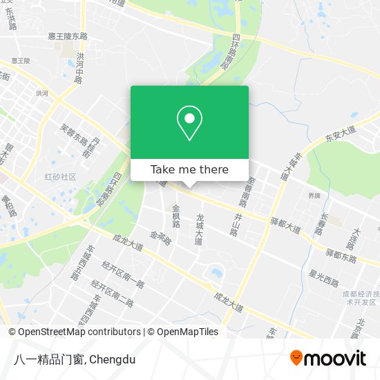 八一精品门窗 map