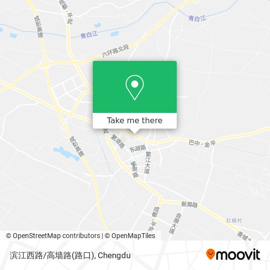 滨江西路/高墙路(路口) map