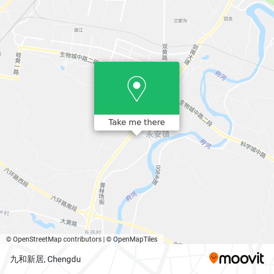 九和新居 map