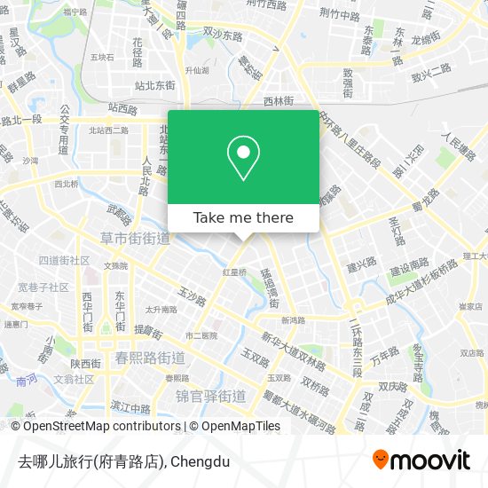 去哪儿旅行(府青路店) map