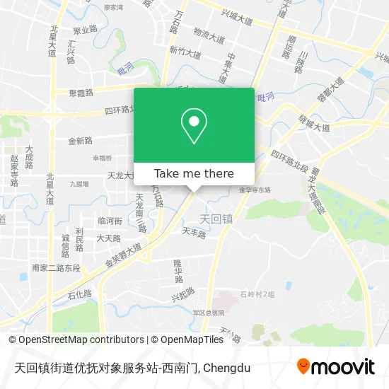 天回镇街道优抚对象服务站-西南门 map