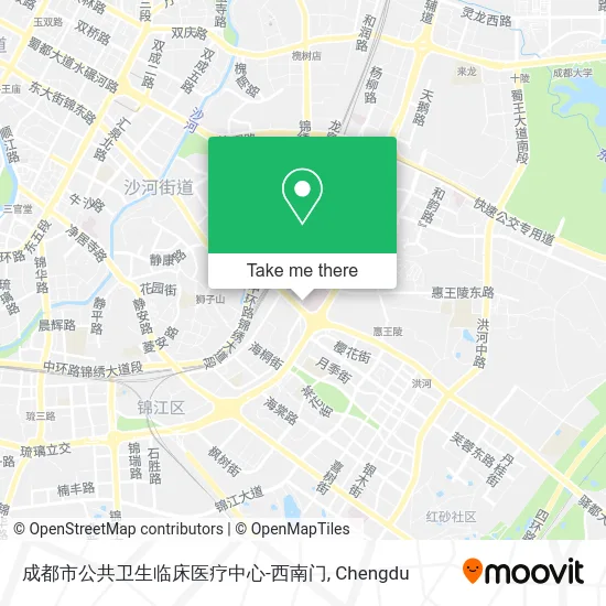 成都市公共卫生临床医疗中心-西南门 map
