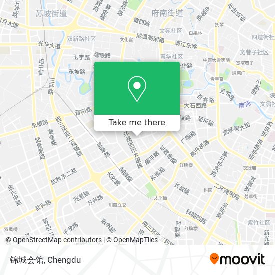 锦城会馆 map