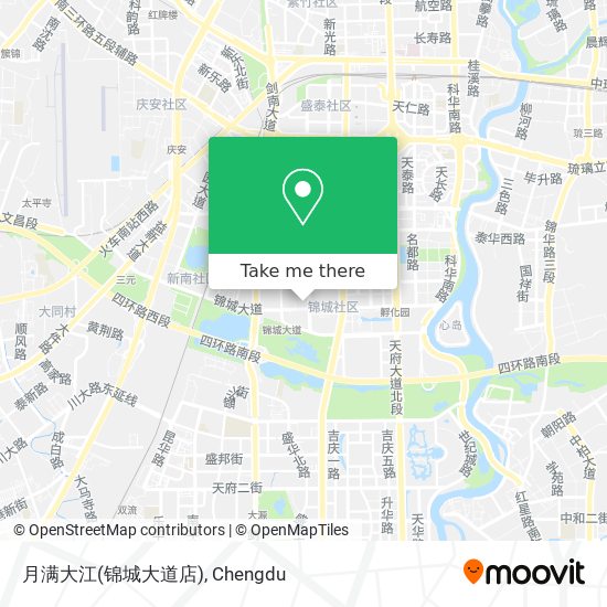月满大江(锦城大道店) map