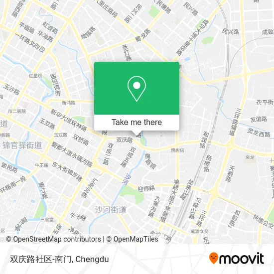 双庆路社区-南门 map