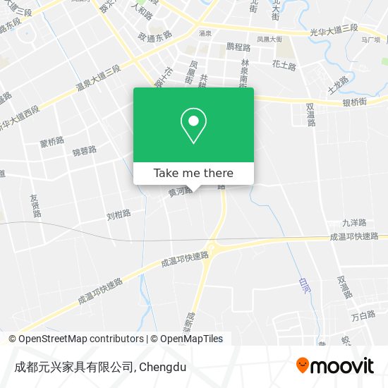成都元兴家具有限公司 map