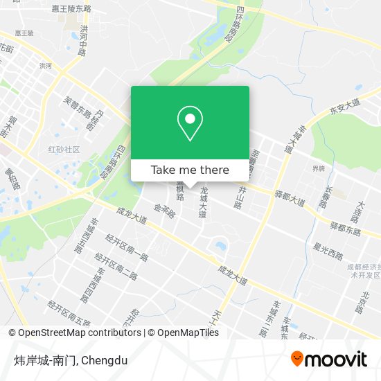 炜岸城-南门 map