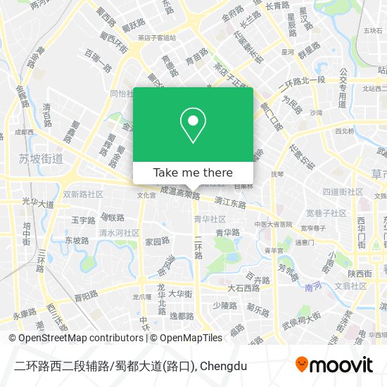 二环路西二段辅路/蜀都大道(路口) map