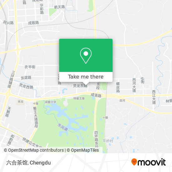 六合茶馆 map