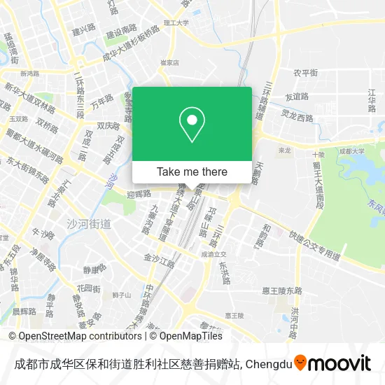 成都市成华区保和街道胜利社区慈善捐赠站 map