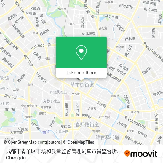 成都市青羊区市场和质量监督管理局草市街监督所 map