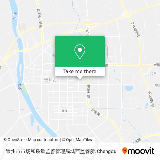 崇州市市场和质量监督管理局城西监管所 map
