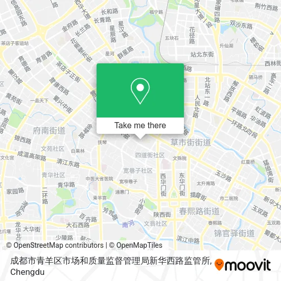 成都市青羊区市场和质量监督管理局新华西路监管所 map