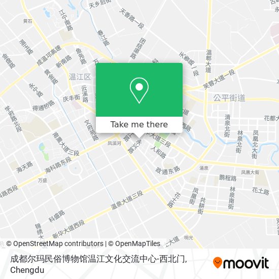成都尔玛民俗博物馆温江文化交流中心-西北门 map