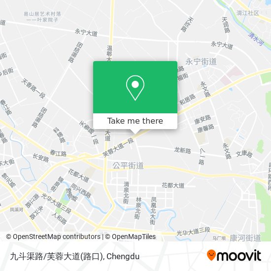 九斗渠路/芙蓉大道(路口) map