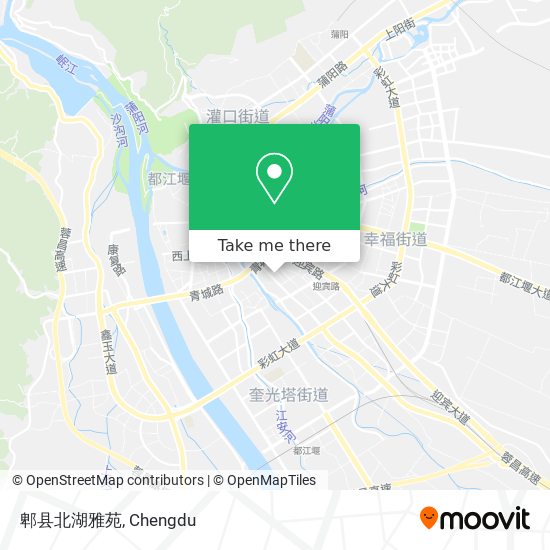 郫县北湖雅苑 map