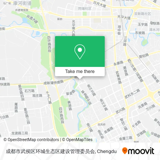 成都市武侯区环城生态区建设管理委员会 map