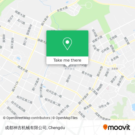 成都神吉机械有限公司 map