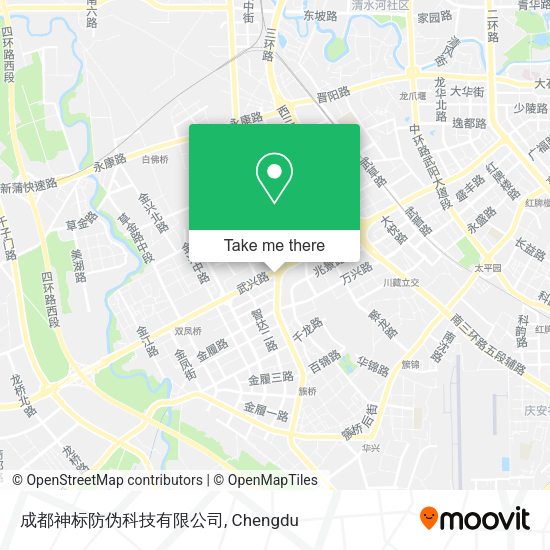 成都神标防伪科技有限公司 map
