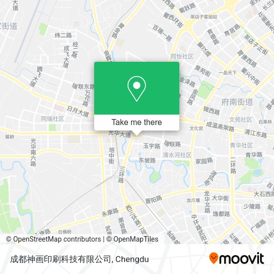 成都神画印刷科技有限公司 map