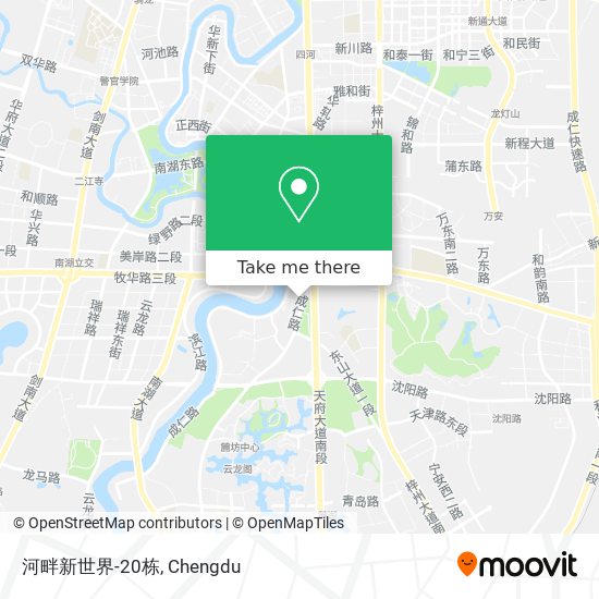 河畔新世界-20栋 map