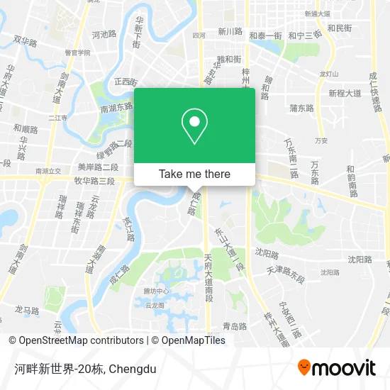 河畔新世界-20栋 map