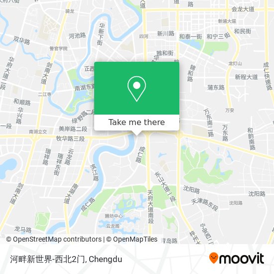 河畔新世界-西北2门 map