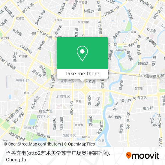 怪兽充电(otto2艺术美学苏宁广场奥特莱斯店) map