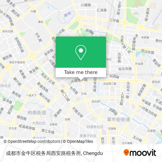 成都市金牛区税务局西安路税务所 map