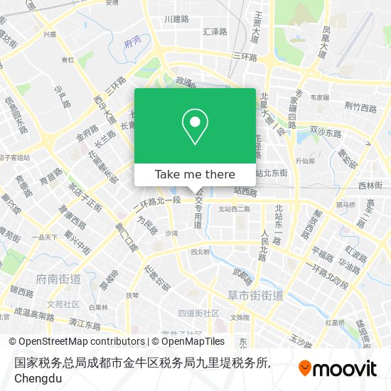 国家税务总局成都市金牛区税务局九里堤税务所 map