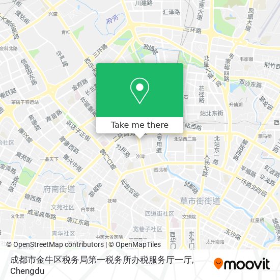 成都市金牛区税务局第一税务所办税服务厅一厅 map