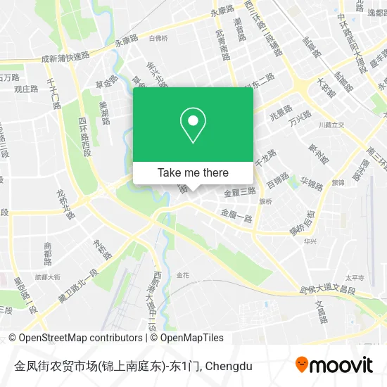 金凤街农贸市场(锦上南庭东)-东1门 map