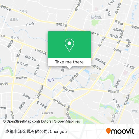 成都丰泽金属有限公司 map