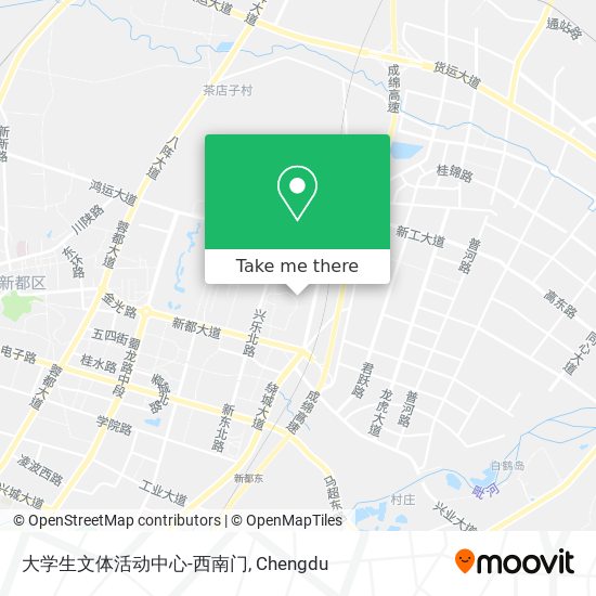 大学生文体活动中心-西南门 map