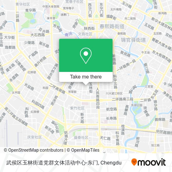武侯区玉林街道党群文体活动中心-东门 map