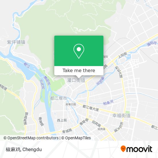 椒麻鸡 map