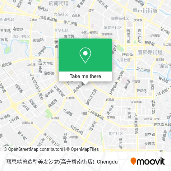 丽思精剪造型美发沙龙(高升桥南街店) map