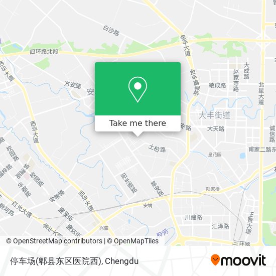 停车场(郫县东区医院西) map