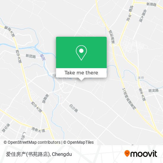 爱佳房产(书苑路店) map
