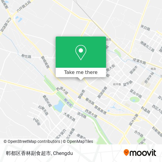 郫都区香林副食超市 map