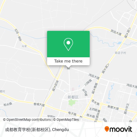 成都教育学校(新都校区) map