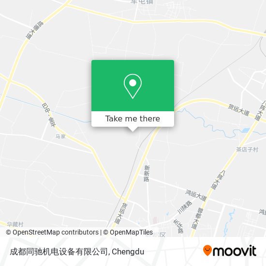成都同驰机电设备有限公司 map