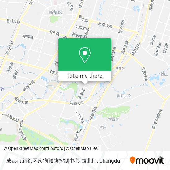 成都市新都区疾病预防控制中心-西北门 map